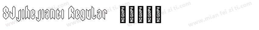 SJjihejianti Regular字体转换